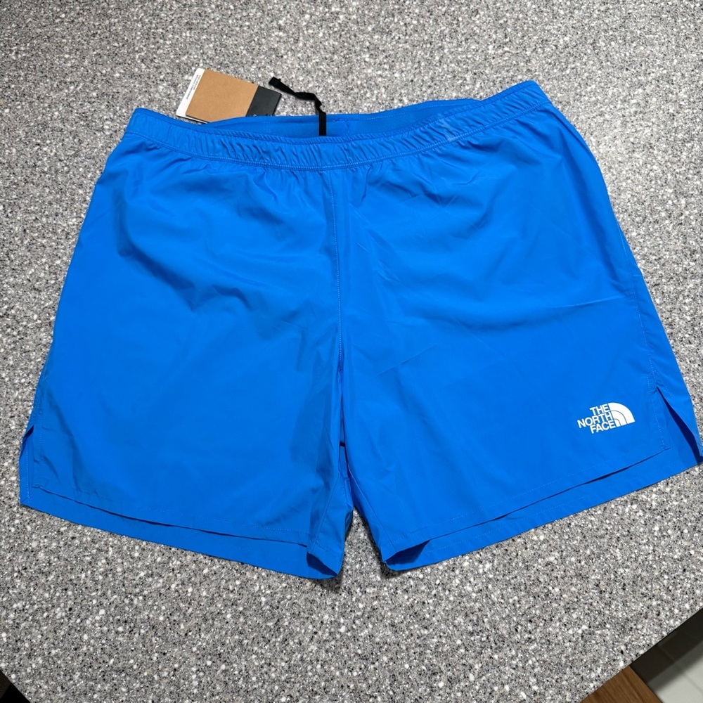 NWT Mens The North Face Optic Blue Limitless Run Shorts Sz XL